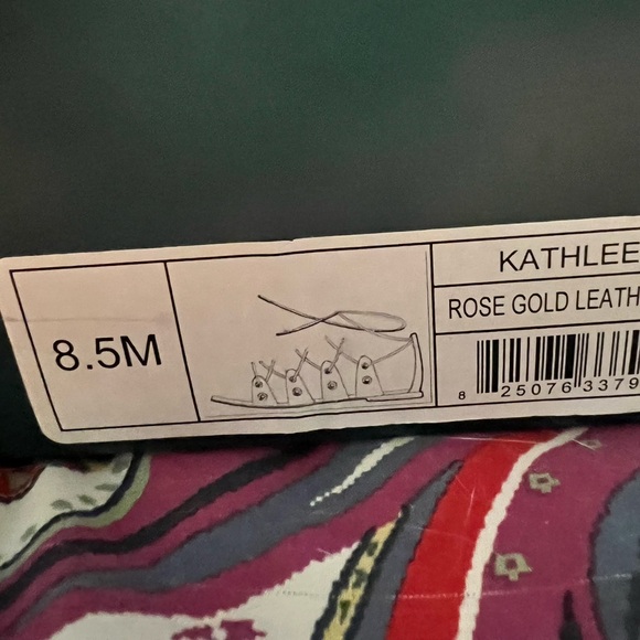 AEROSOL’s never been worn. Rose gold lace up Greek sandals size 8.5 - Picture 3 of 4